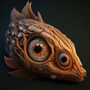 3D модель Риба драконове око (STL)